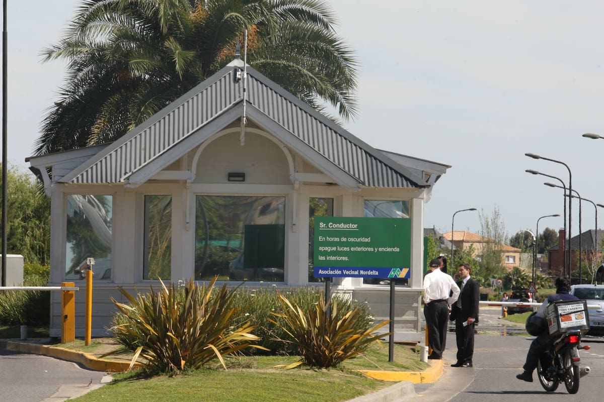 La entrada a Nordelta