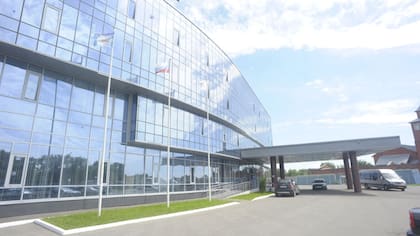 La entrada al complejo donde se hospedará la selección