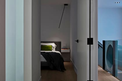 La entrada al toogán en un pasillo de la casa