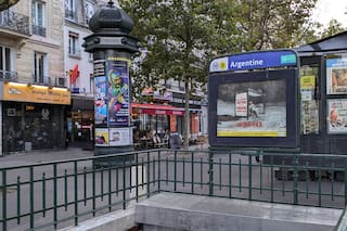 La estación del subte que hoy lleva el nombre Argentine, la única en honor a un país y a una primera dama