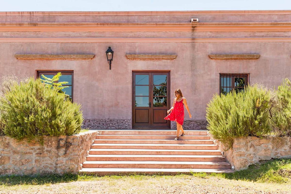 La entrada de La Pulpería, a 15 km de Paysandú