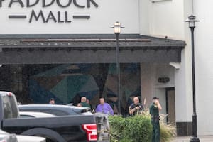 La entrada del centro comercial Paddock