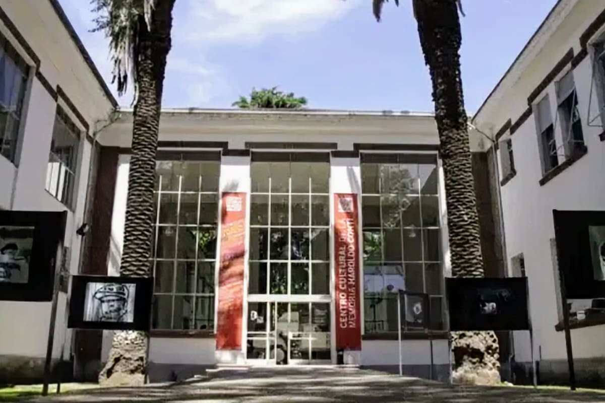 La entrada del Centro Cultural Haroldo Conti, todavía sin programación para este año