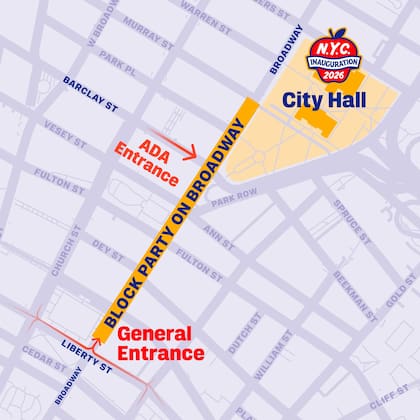 La entrada general a la fiesta vecinal se realizará por Liberty Street