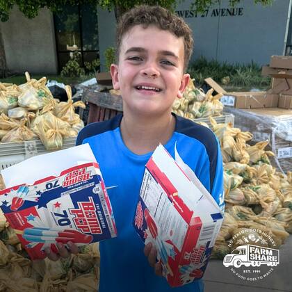 La entrega de alimentos se realizará durante la última semana de enero en diversos puntos del estado (Facebook/Farm Share)