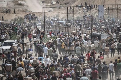 La entrega de la ayuda humanitaria en los últimos días ha sido caótica