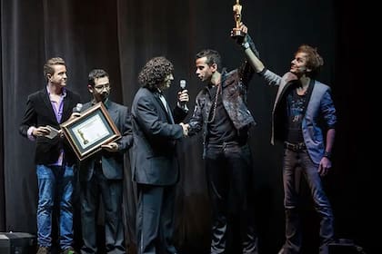 La entrega del premio Merlí. En la Argentina solo lo había ganado el gran René Lavand.