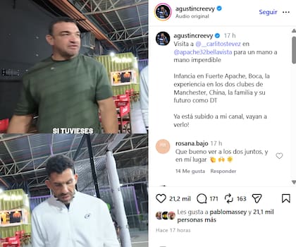 La entrevista de Agustín Creevy a Carlos Tévez