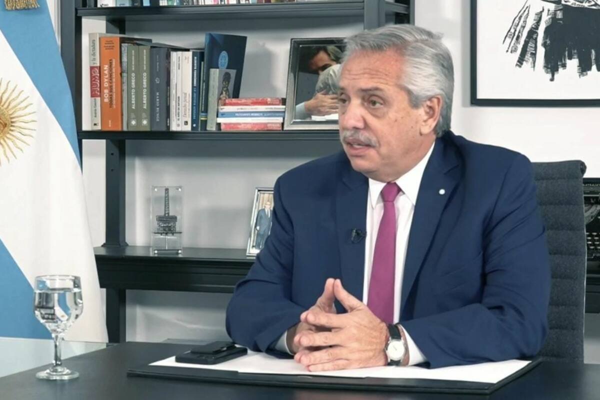 La entrevista de Alberto Fernández a TeleCinco