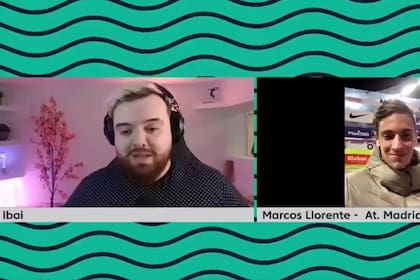 La entrevista de Ibai Llanos al jugador Marcos Llorente