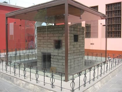 La ermita que Santa Rosa construyó en su casa natal se conserva como santuario