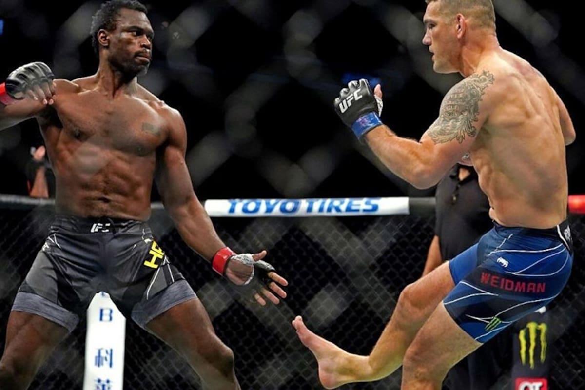 La escalofriante imagen de la pierna de Weidman tras la fractura