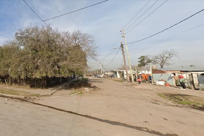 La escena del ataque, en Recuero al 8000, Laferrere