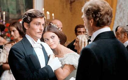 La escena del baile del film El gatopardo, con Alain Delon y frente a Burt Lancaster