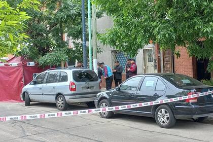 La escena del crimen de Adolfo Gustavo Calabreta, en Tabaré al 2700, Villa Soldati