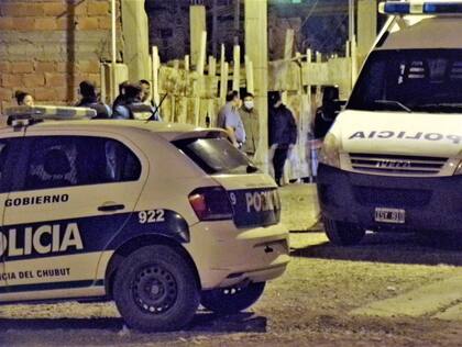 La escena del crimen en Trelew