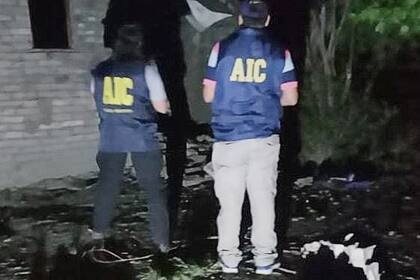 La escena del crimen en Villa Ocampo, Santa Fe