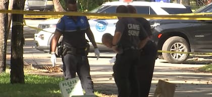 La escena del tiroteo en Miami