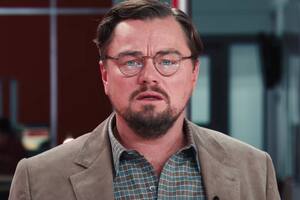 La escena en que el personaje de DiCaprio trata de advertir por televisión del peligro inminente que se acerca a la tierra en Don't look up fue reescrita unas 15 veces