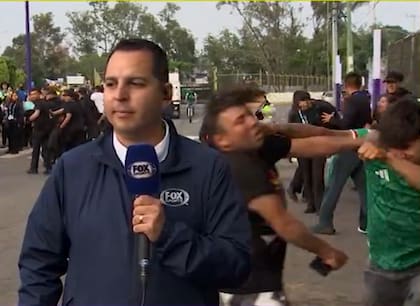 La escena fue capturada en vivo (Foto: X)