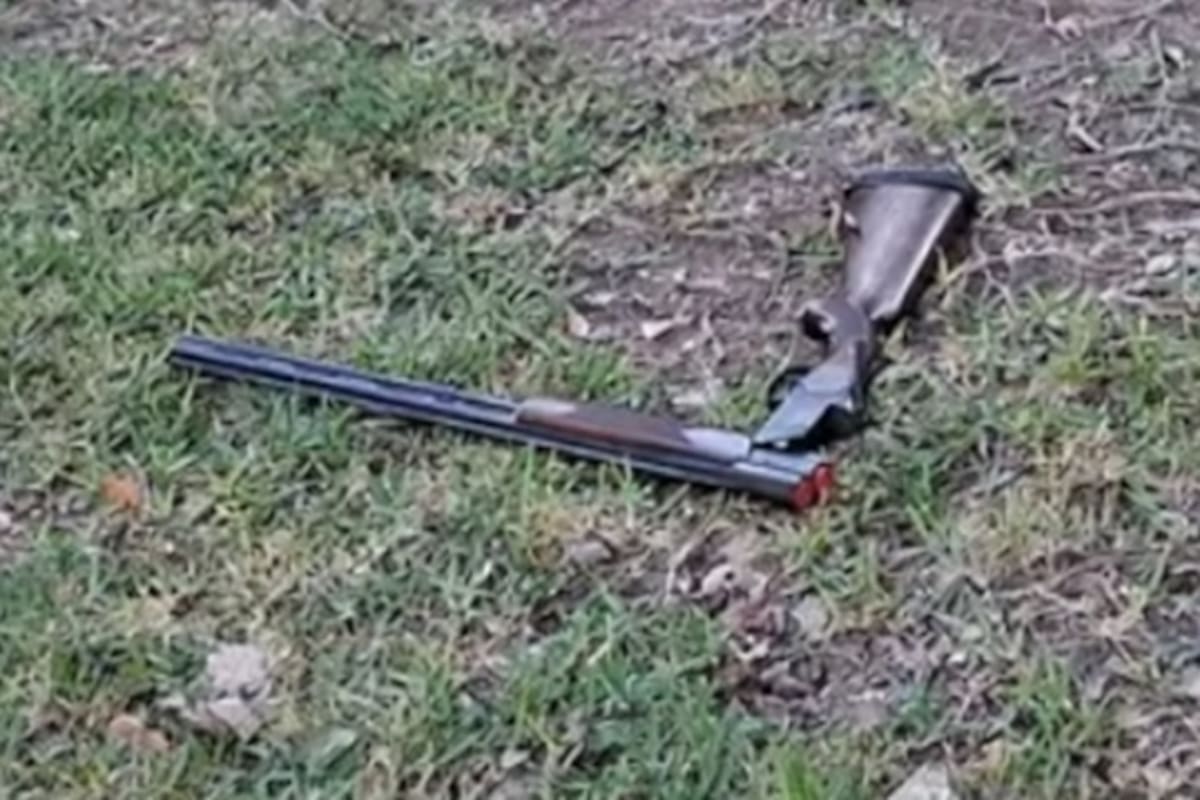 La escopeta calibre 12/70 usada en la balacera en la escuela de San Cristóbal, Santa Fe
