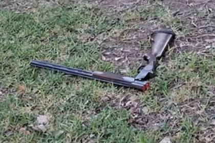 La escopeta calibre 12/70 usada en la balacera en la escuela de San Cristóbal, Santa Fe