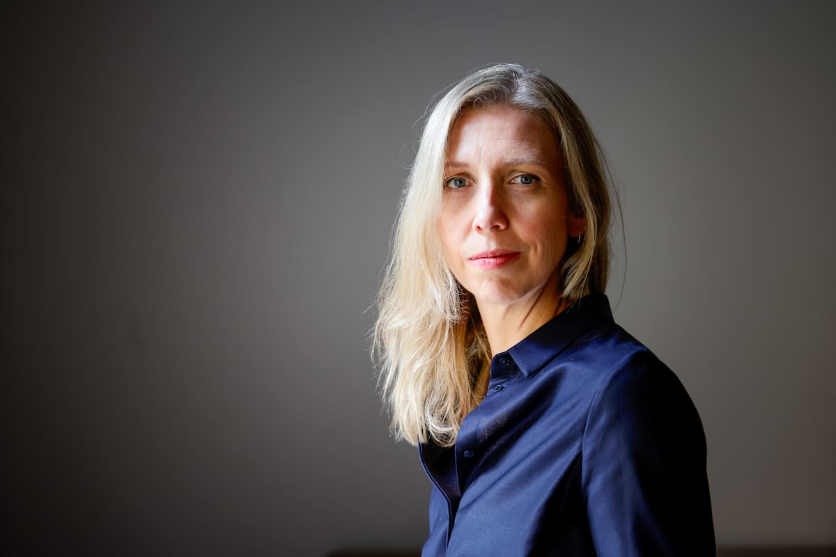 La escritora noruega Helene Flood, de visita en Buenos Aires