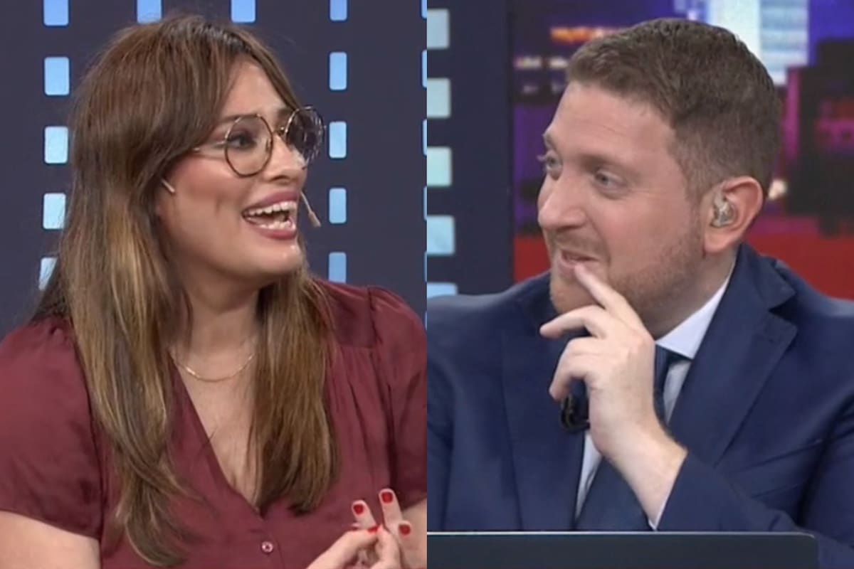 La escritura Pola Oloixarac junto a Jony Viale en +Realidad