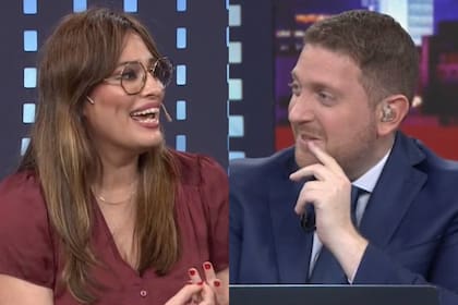 La escritura Pola Oloixarac junto a Jony Viale en +Realidad