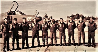 La escuadrilla aeronaval de pilotos de Super Etendard