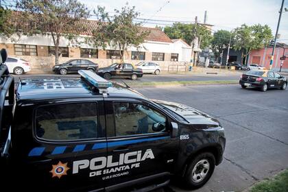 Foto ilustrativa de un patrullero de la Policía de Santa Fe en Rosario.