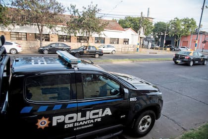Un patrullero de la policía de Santa Fe en Rosario. Foto ilustrativa.