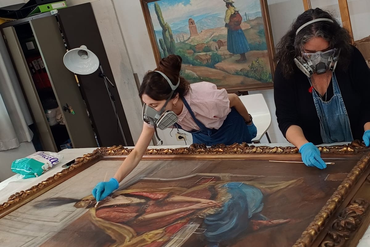 La Escuela Urquiza reabre su museo con obras restauradas de Quinquela y otros artistas argentinos consagrados
