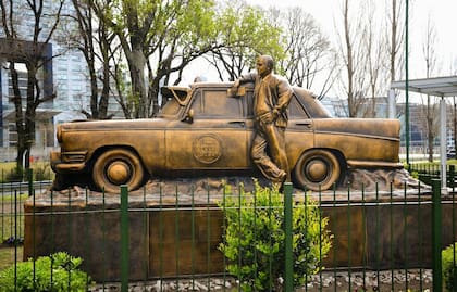 La escultura se encuentra en Puerto Madero. Fuente: Archivo.