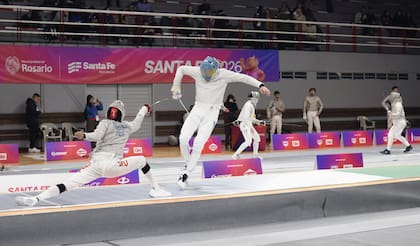 La esgrima es uno de los deportes que tiene actividad en los primeros días de los Juegos Suramericanos 2026