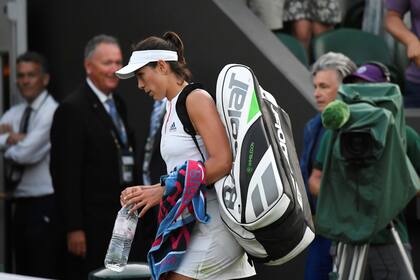 La española Garbiñe Muguruza defendía el título, pero perdió en la segunda rueda