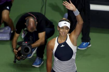 La española Muguruza llega invicta a las semifinales del Masters