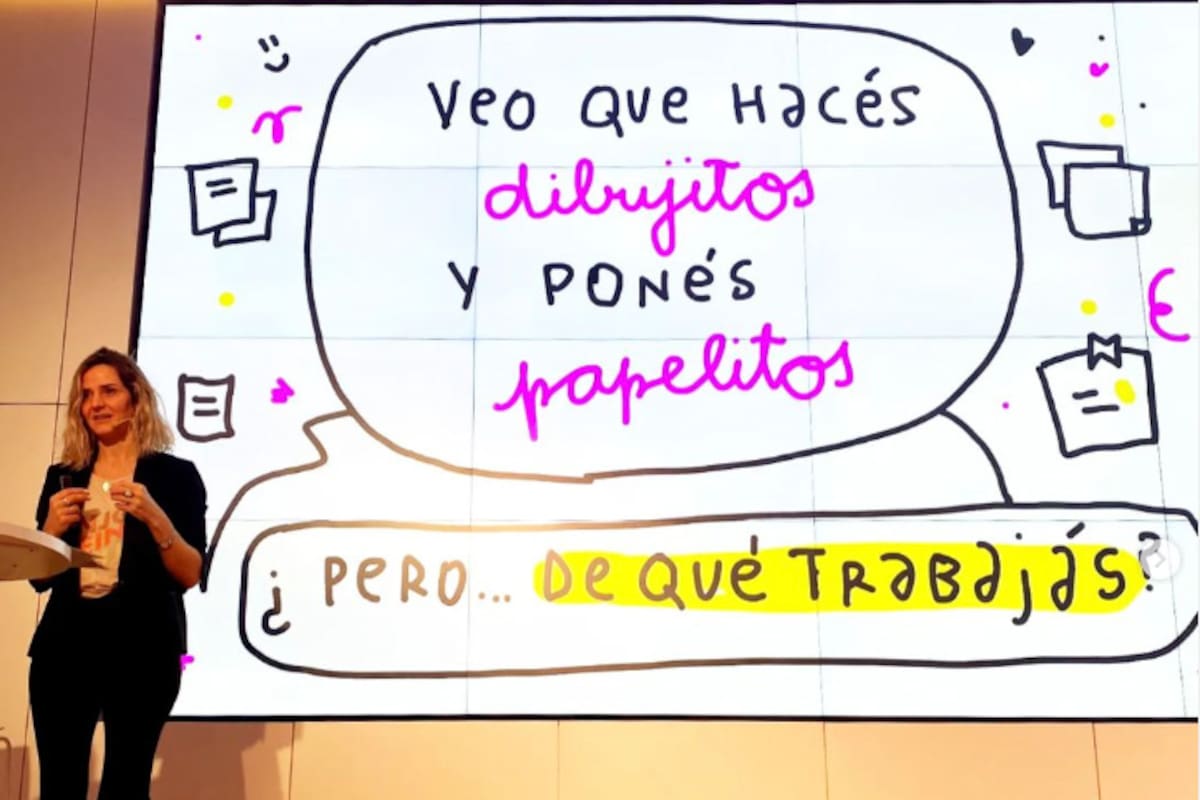 La especialista en visual thinking Ana Dorado señala que en un mundo hiperestimulado, cansado, agobiado, los mensajes visuales son más eficientes para comunicar