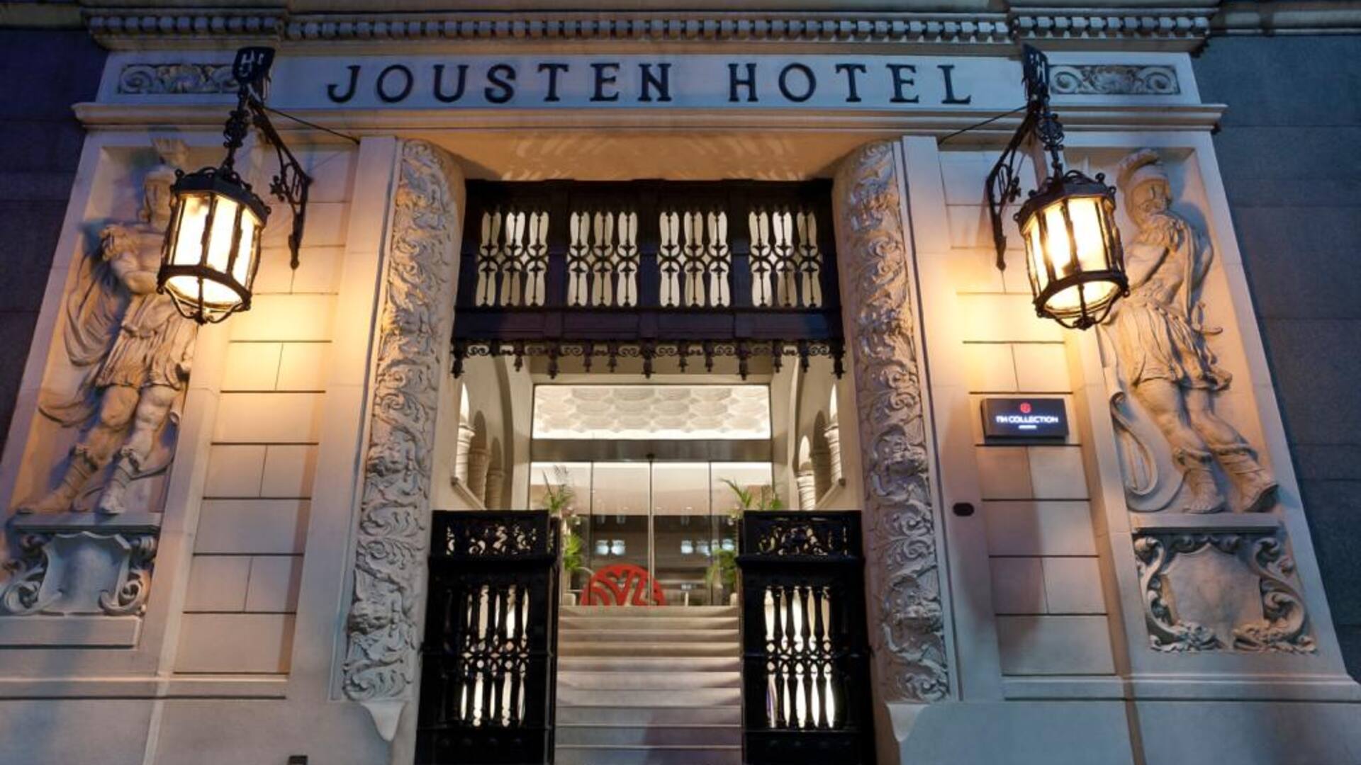 La espléndida fachada del Hotel sigue intacta