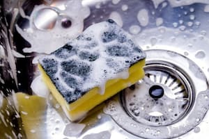 La esponja de la cocina es uno de los elementos con más gérmenes.