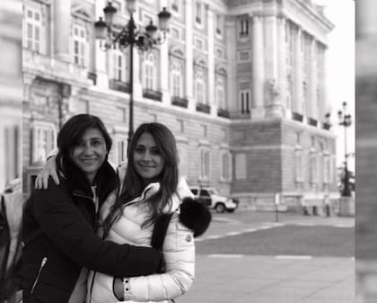 La foto que Antonela Roccuzzo compartió con su mamá en su día.