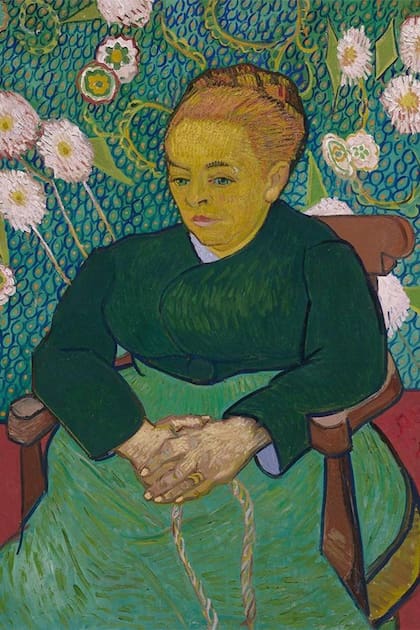 La esposa de Roulin retratada en 1889.