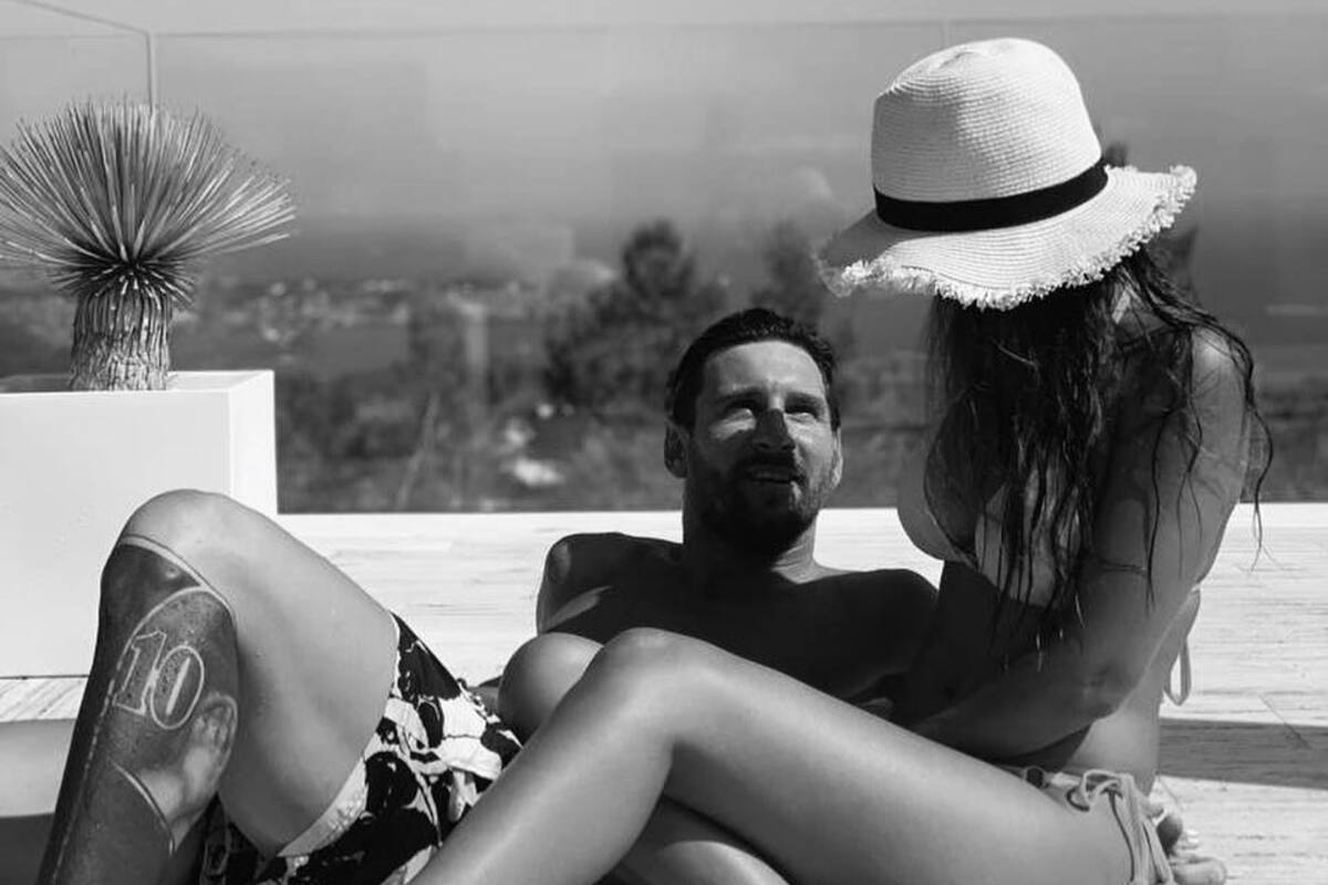 La esposa del crack del Barcelona le dedicó una serie de imágenes en sus redes. Crédito: Instagram