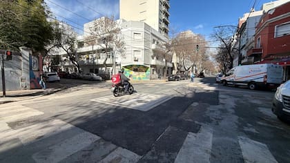 La esquina de Crisólogo Larralde y Ciudad de La Paz