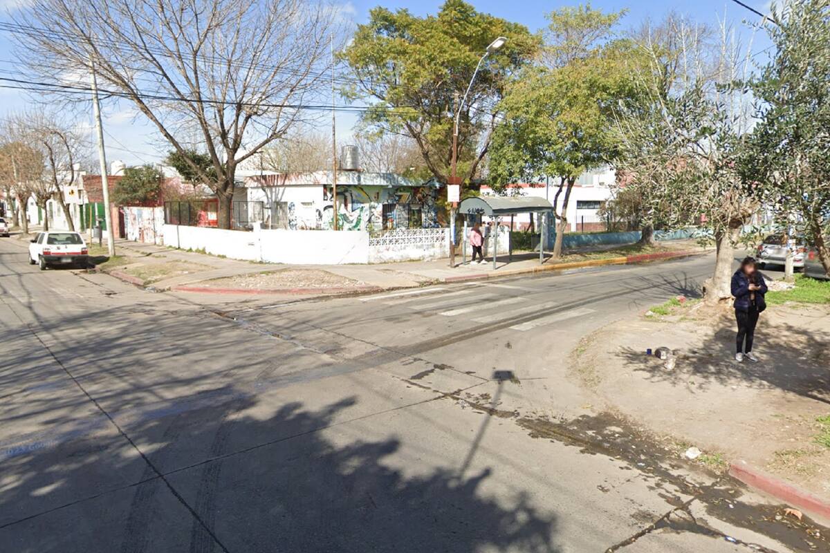 La esquina donde ocurrió el incidente que pudo ser mortal