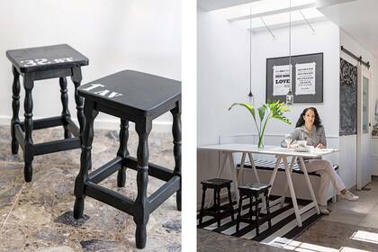 Beatriz Cuello comparte su saber en workshops de técnicas decorativas para recuperar e intervenir muebles.