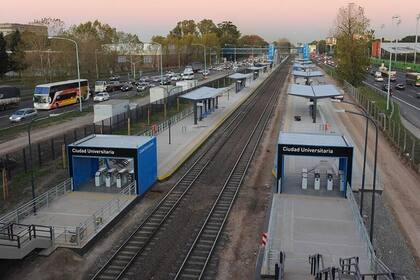 La estación de Ciudad Universitaria, el lugar donde ocurrió el accidente
