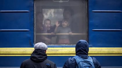 La estación de Kramatorsk es una de las que todavía está abierta para los trenes