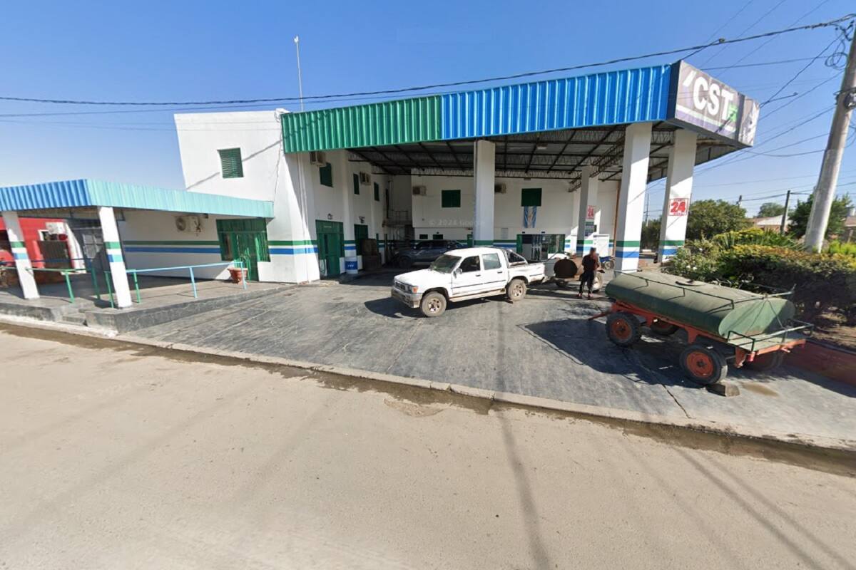 La estación de servicios de la localidad de Trancas, en Tucumán, donde fueron detenidos los sospechosos de traficar 100 kilos de cocaína