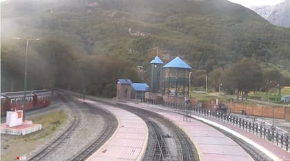 La estación del Fin del Mundo, en Ushuaia, sin movimiento